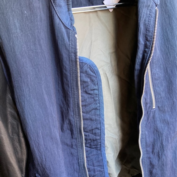 ACNE STUDIOS bomber jacket with leather sleeves Mens Small/M or - Woman Medium - Picture 9 of 13